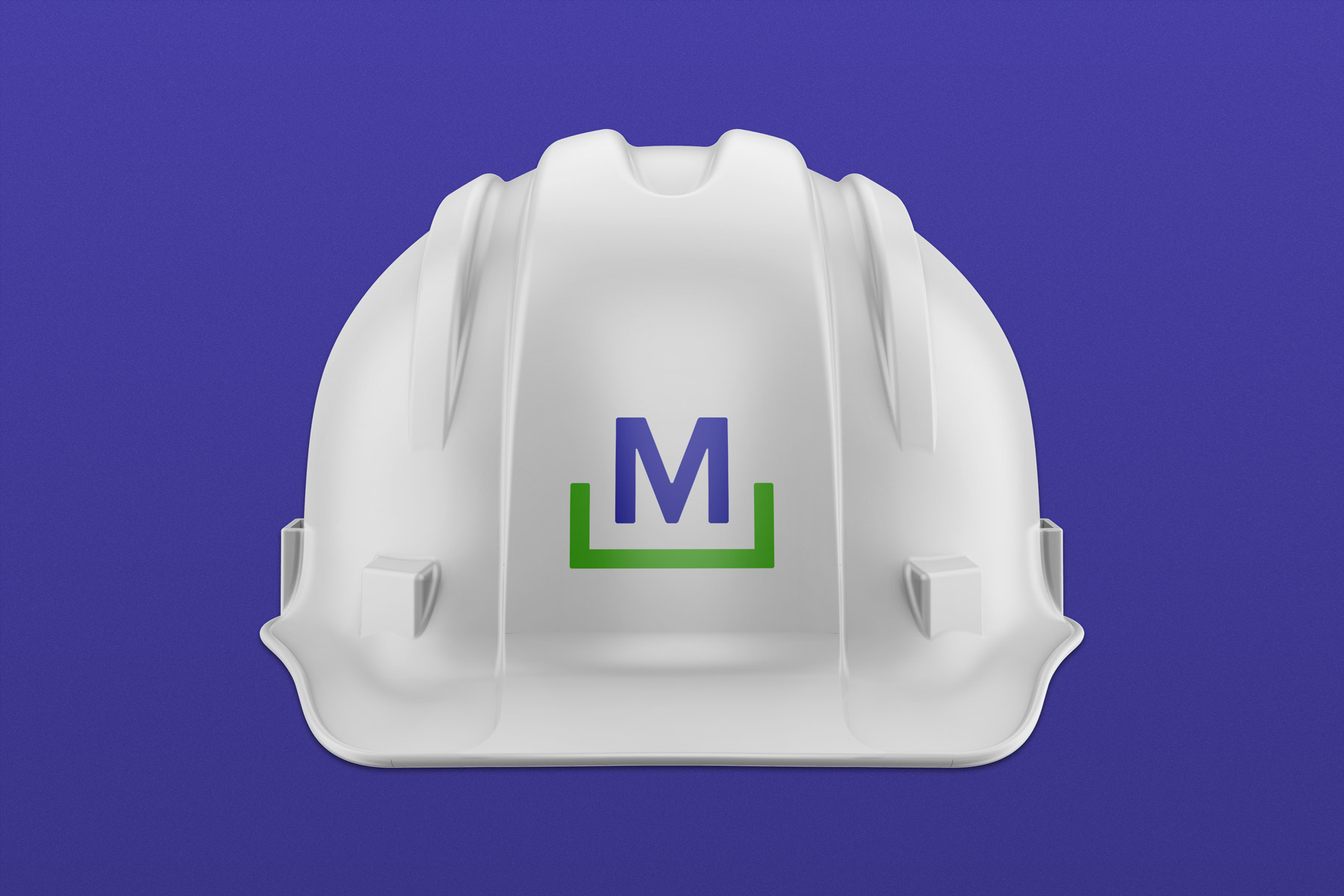 McDermott - Construction Company Logo on a Hardhat