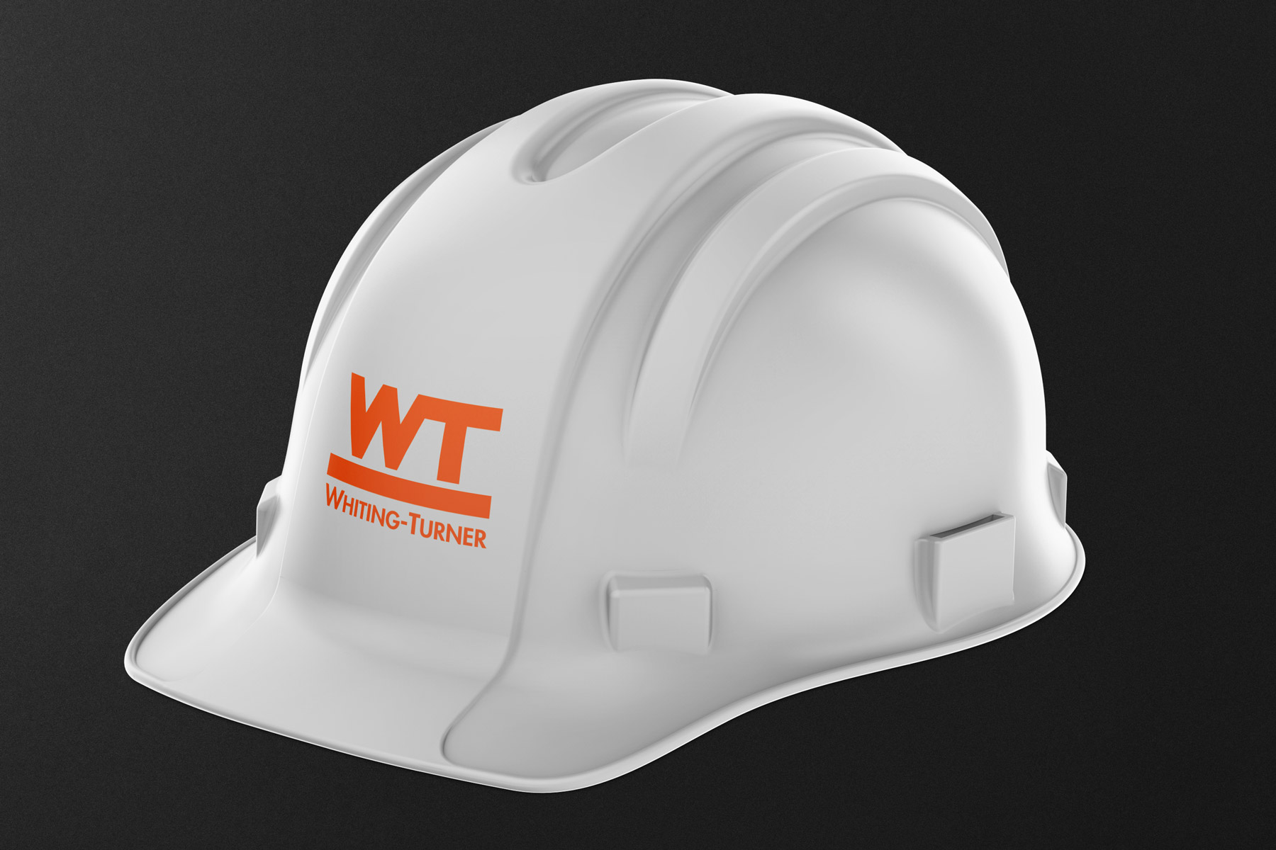 Whiting Turner - Construction Company Logo on a Hard Hat