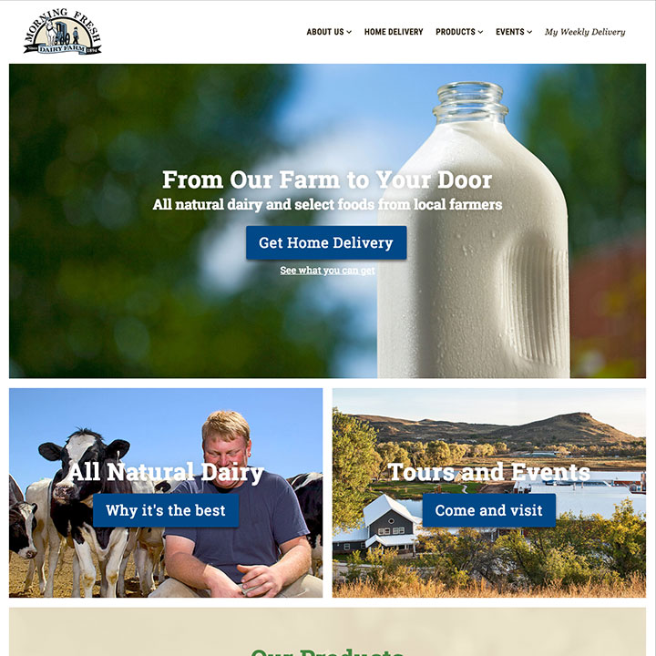 Homepage - Morning Fresh Dairy