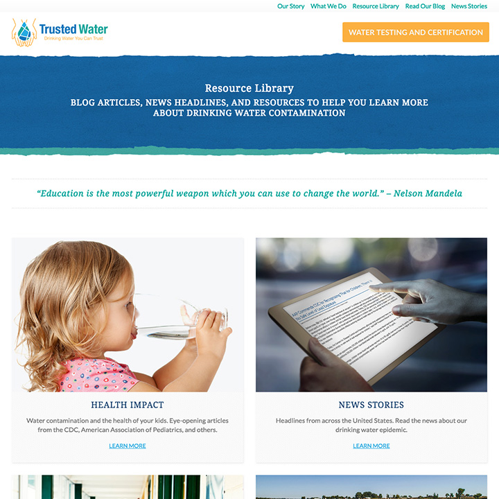 Resource Library - Trusted Water