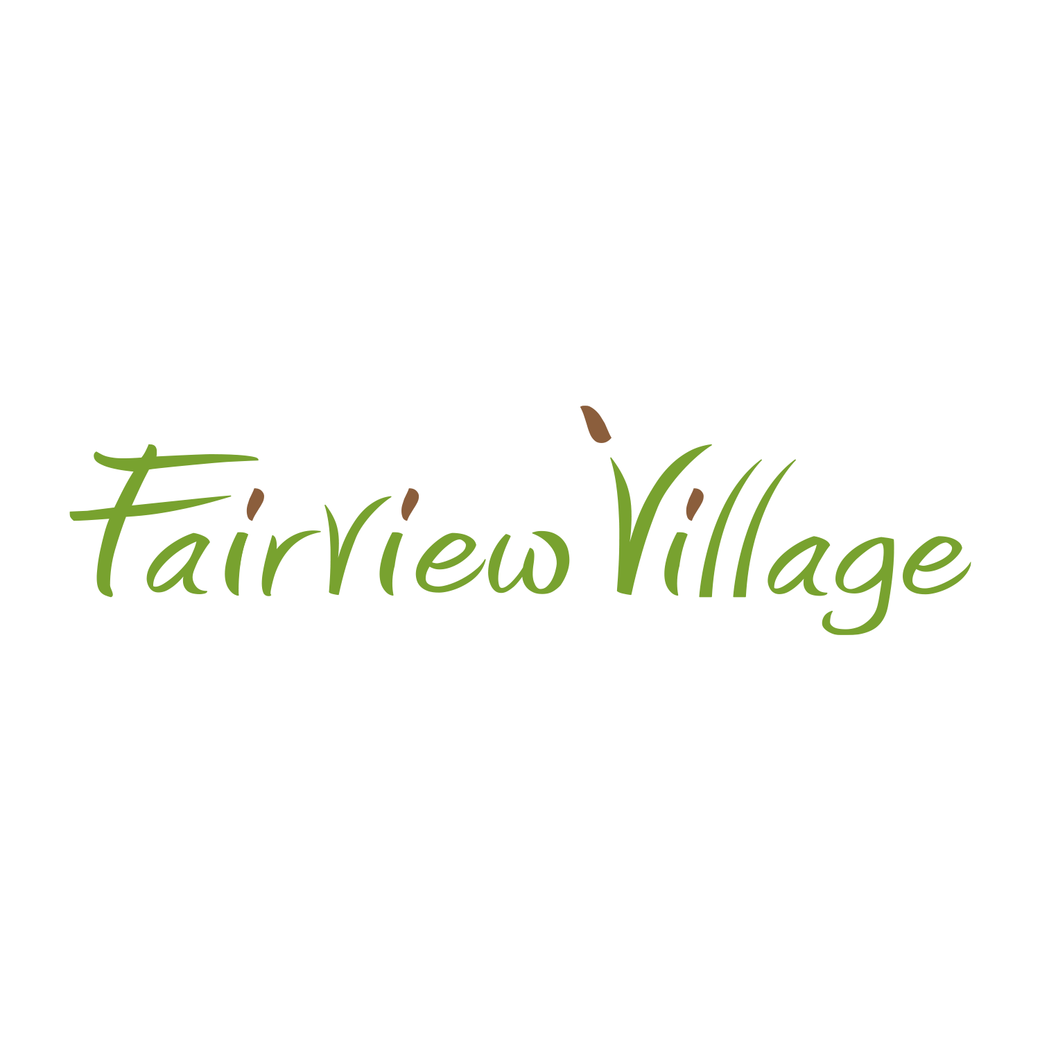 Fairview Village Logo Design - Windsor, CO  Real Estate Development