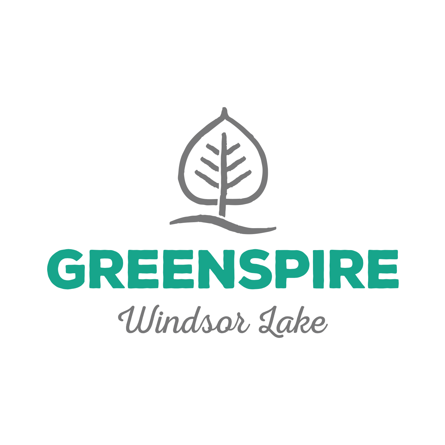 Greenspire at Windsor Lake Logo Design - Windsor, CO Master Planned Community