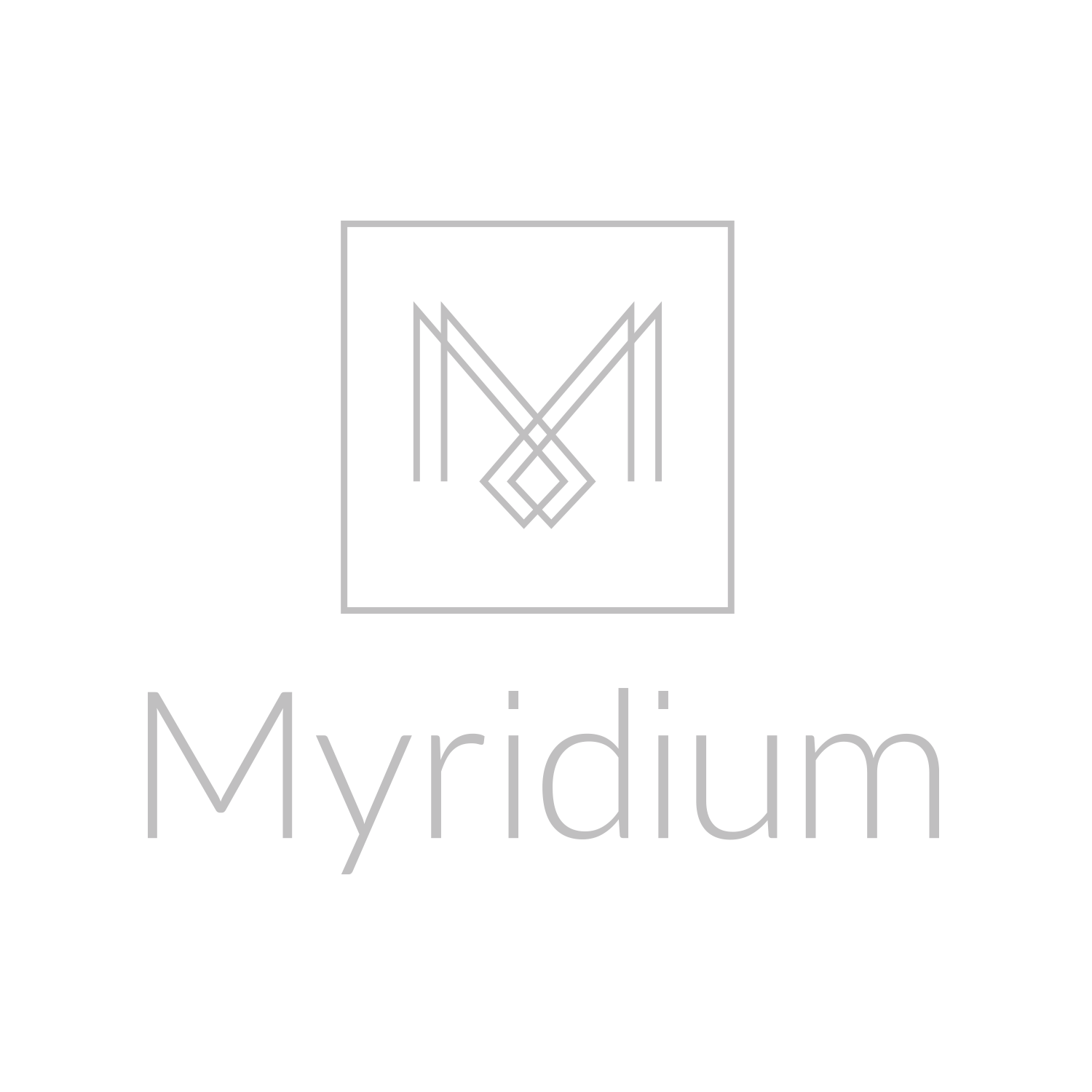 Myridium Logo Design - Fort Collins, CO Luxury Apartments