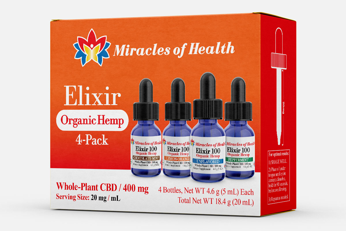 Branding CBD Packaging Variety Pack for Miracles of Health